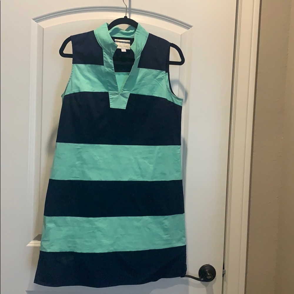 Striped sleeveless sun dress